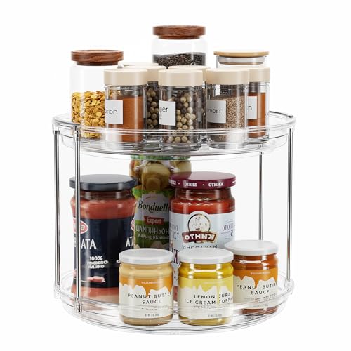 2-Tier Rotating Tray Organizer