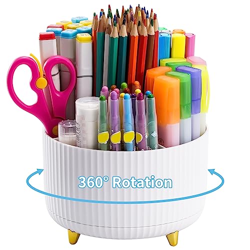360-Degree Rotating Desk Organizer