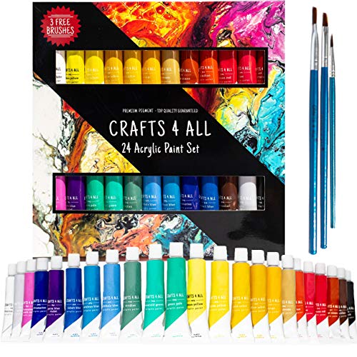Multi-colored Acrylic Paint Set