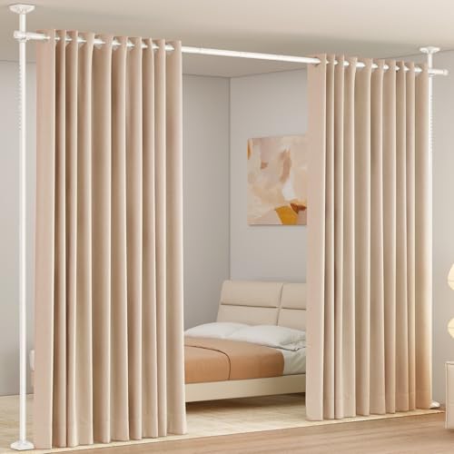 Adjustable Curtain Rod for Room Divider