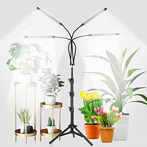 Adjustable Plant Stands with Lights
