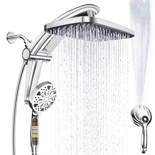 Adjustable Shower Head with Rainfall Feature
