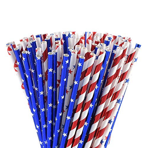 Patriotic Straws