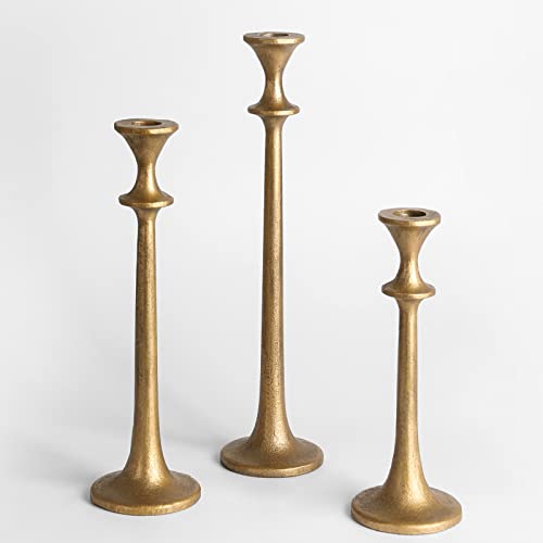 Antique Brass Candle Holders