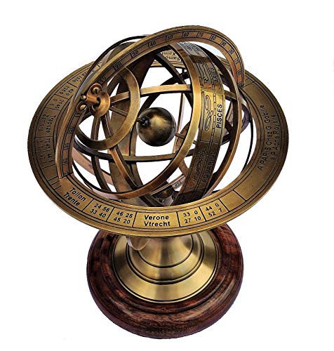 Antique Brass Terrestrial Sphere