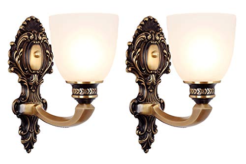 Antique Style Brass Wall Sconces