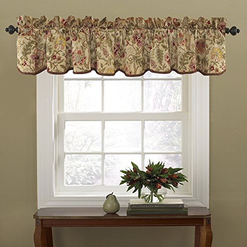 Antique-Style Floral Valance