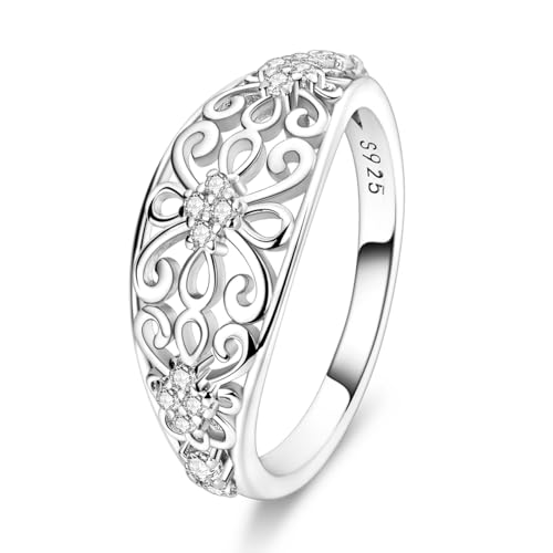 Classic Silver Decorative Ring