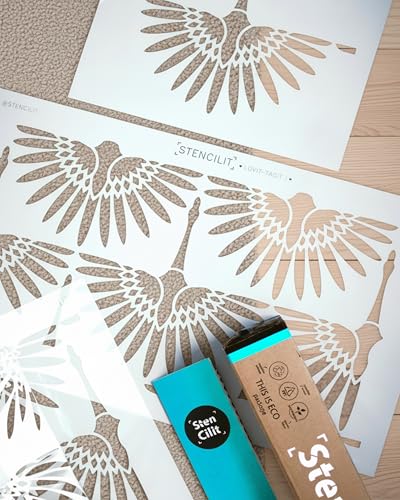 Art-Deco Wall Stencil