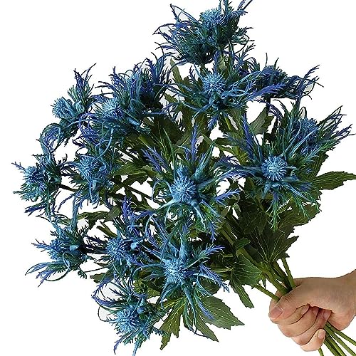 Artificial Blue Thistles