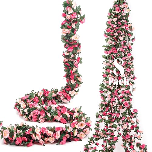 Artificial Flowering Vine Garland
