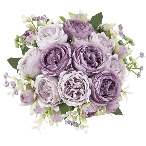Faux Violet Floral Selection
