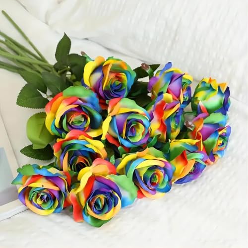 Artificial Rainbow Flower Assortment