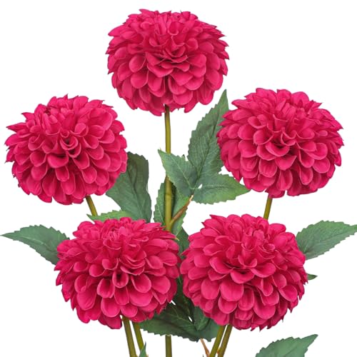 Imitation Rose and Dahlia Display