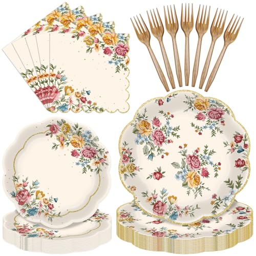 Assorted Vintage Style Plates
