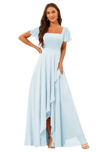 Flowy Chiffon Bridesmaid Dress