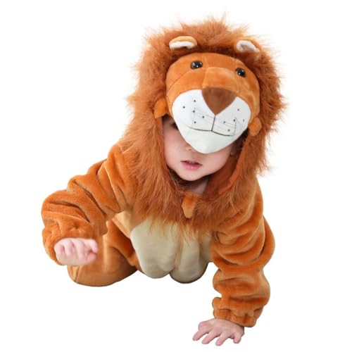 Baby Lion Costume with Fluffy Mane