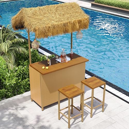 Bamboo Tiki Bar Set