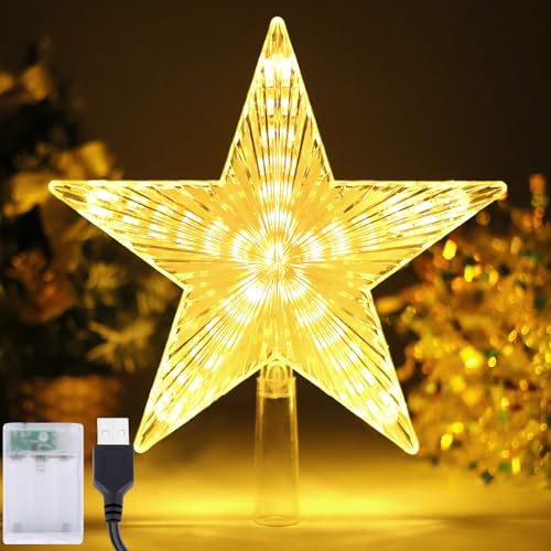 Battery Operated Star Tree Topper