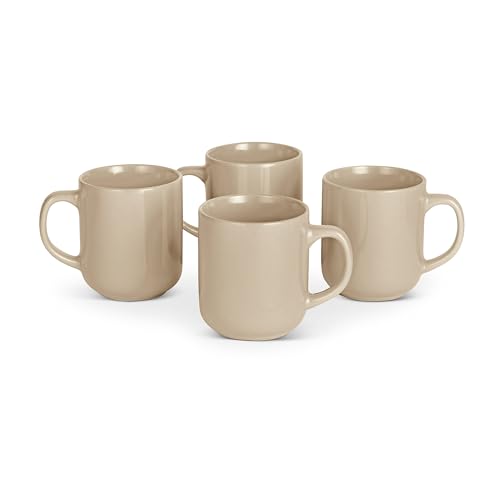 Beige Porcelain Coffee Mug