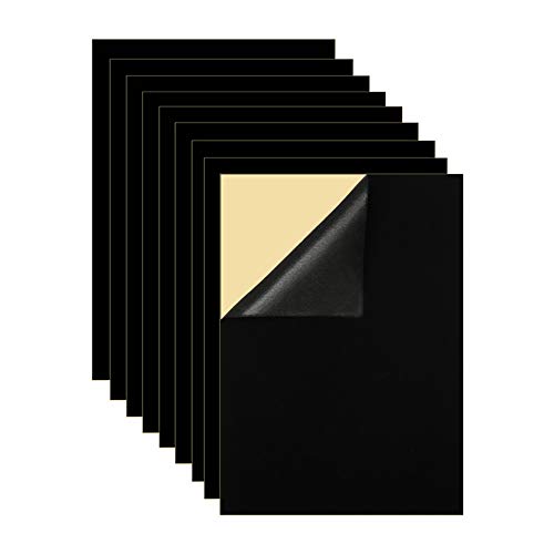 Black Adhesive Felt Sheets