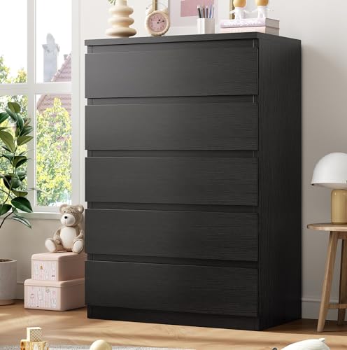 Ebony Bedroom Dresser