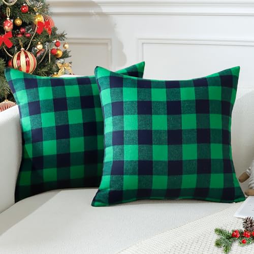 Plaid Throw Pillow Covers
