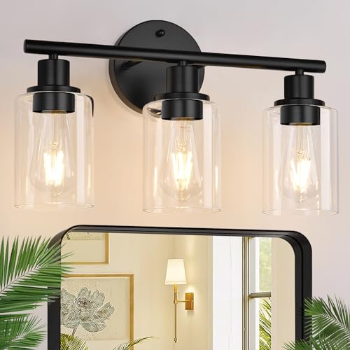 Black Matte Bathroom Vanity Light