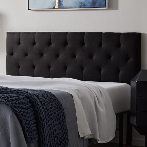 Ebony Tufted Upholstered Headboard