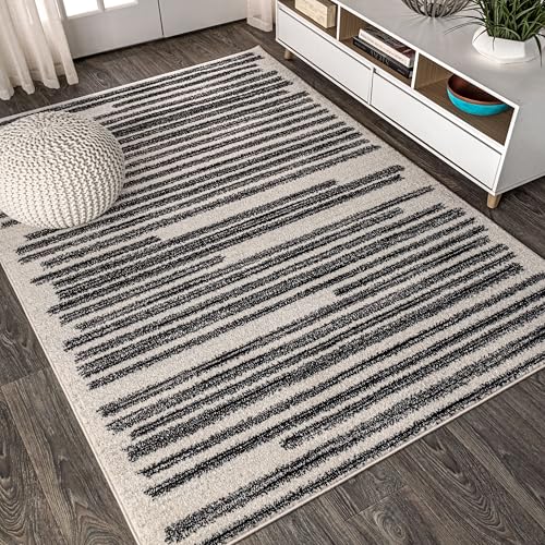 Black and White Area Rug