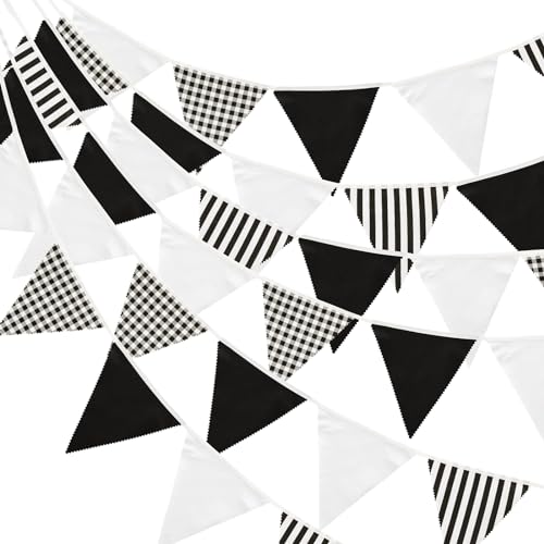 Monochrome Triangle Wall Banner