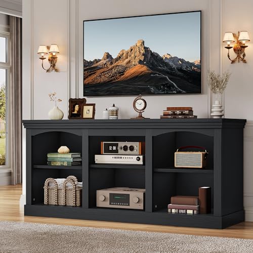 Black Wood Entertainment Center