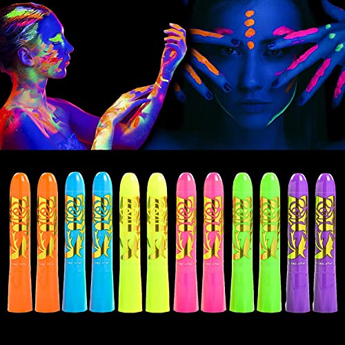 Applicators for Blacklight Reactive Face Paint