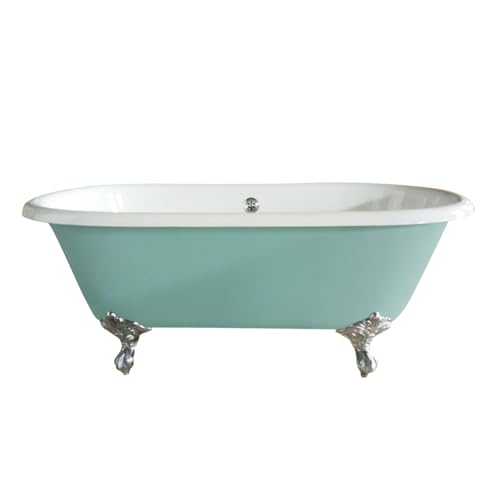 Pastel Blue Clawfoot Tub