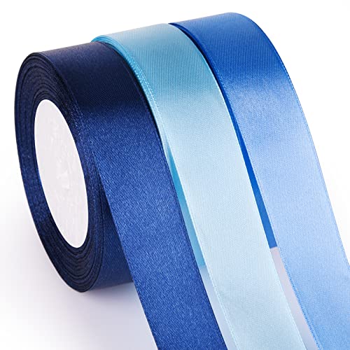 Blue Satin Wedding Ribbon