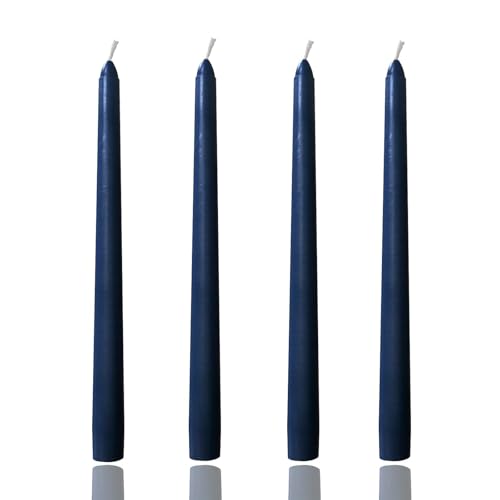 Set of Blue Tapered Candles