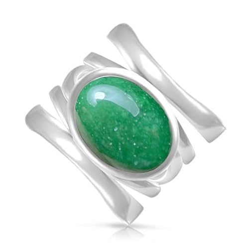 Striking Gem-Studded Thumb Ring