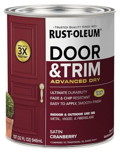 Bold Red Front Door Paint