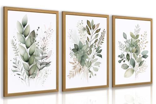 Botanical Leaf Wall Art Set