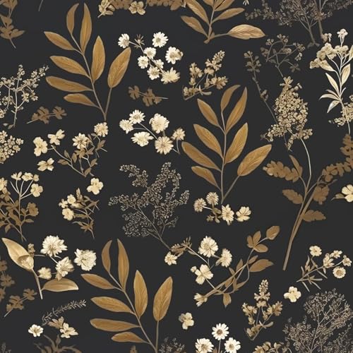 Adhesive Floral-Inspired Wallpaper