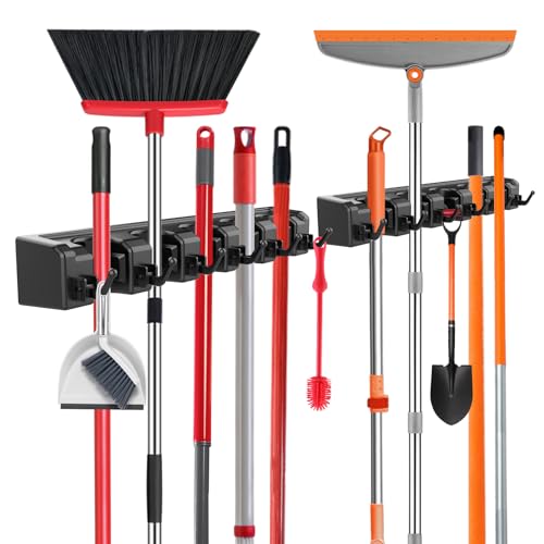 All-in-One Broom and Tool Station