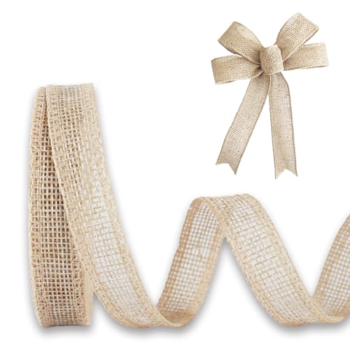 Uncomplicated Burlap Ribbon