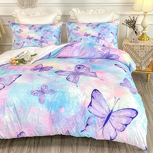 Butterfly Graphic Duvet Cover Set