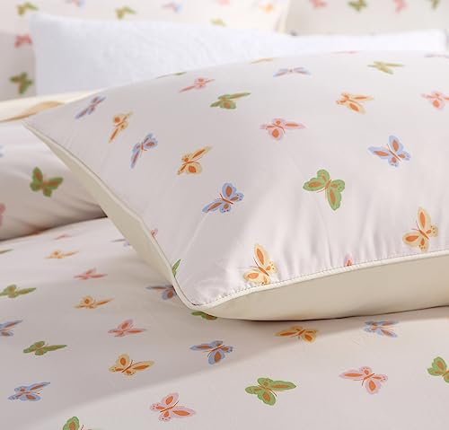 Whimsical Butterfly Pillow Covering Pair