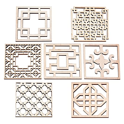 Carved Wood Accent Tiles