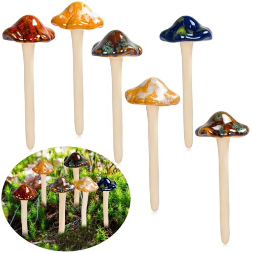 Ceramic Mushroom Decor