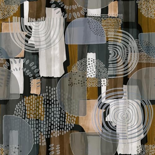 Charcoal Abstract Pattern Wallpaper