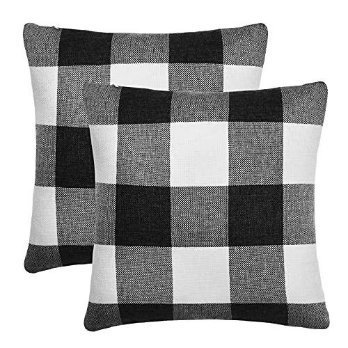Checked Throw Pillows