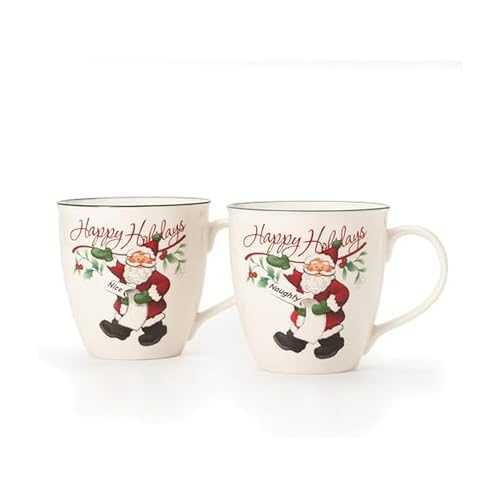 Yule-Themed Coffee Mugs