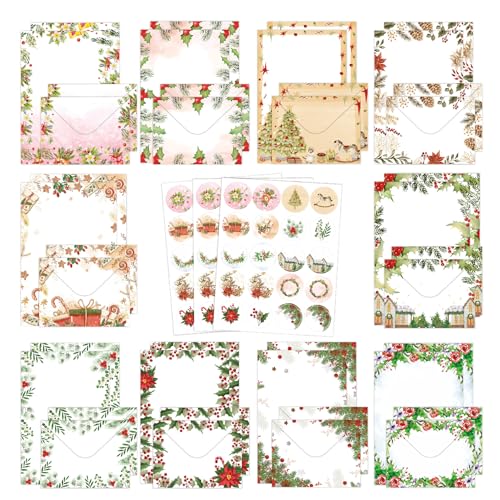 Christmas-Themed Stationery Set
